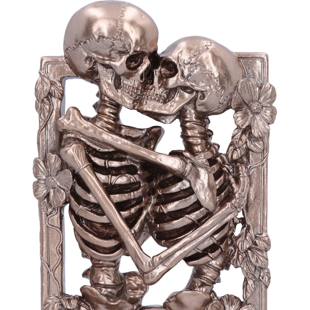 The Lovers Bronze Gothic Skeleton Ornament 20.5cm 5