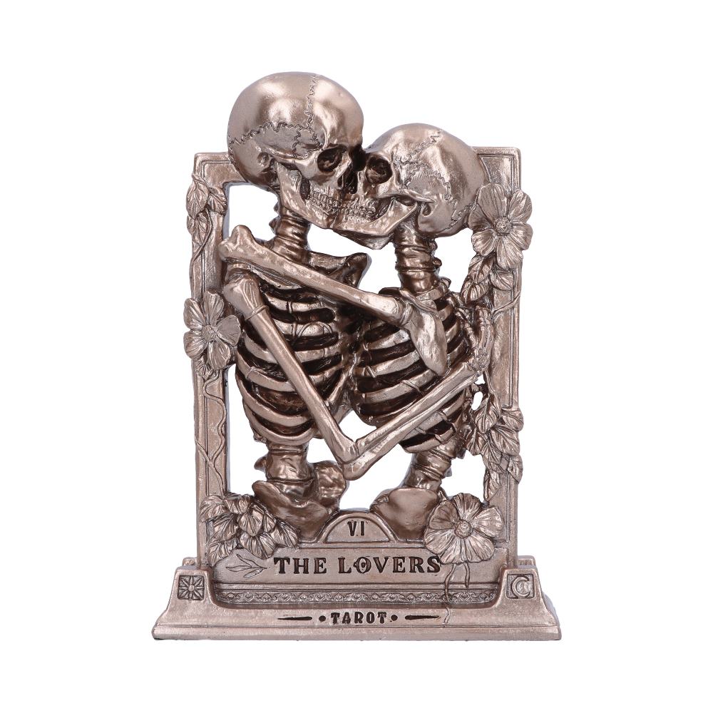 The Lovers Bronze Gothic Skeleton Ornament 20.5cm 1