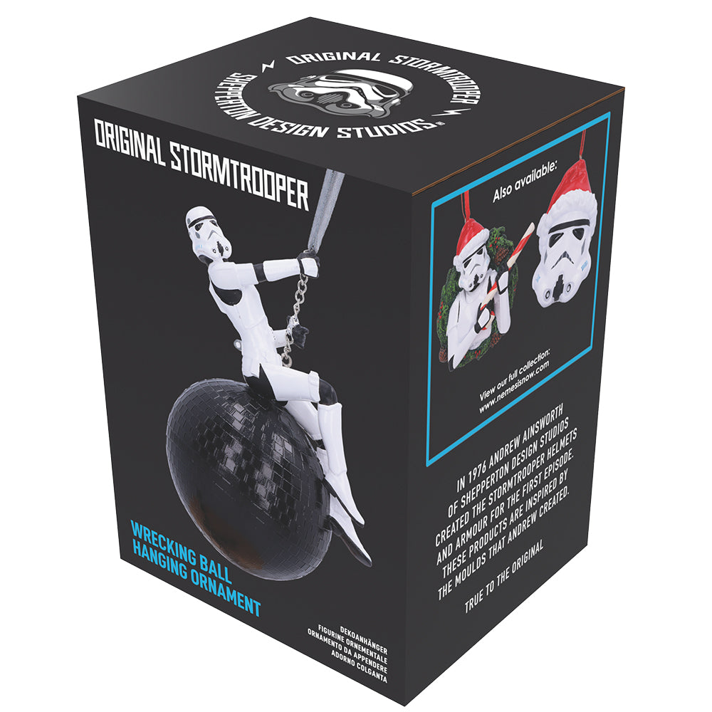 Original Stormtrooper Wrecking Ball Hanging Ornament 12.5cm Officially Licensed 7