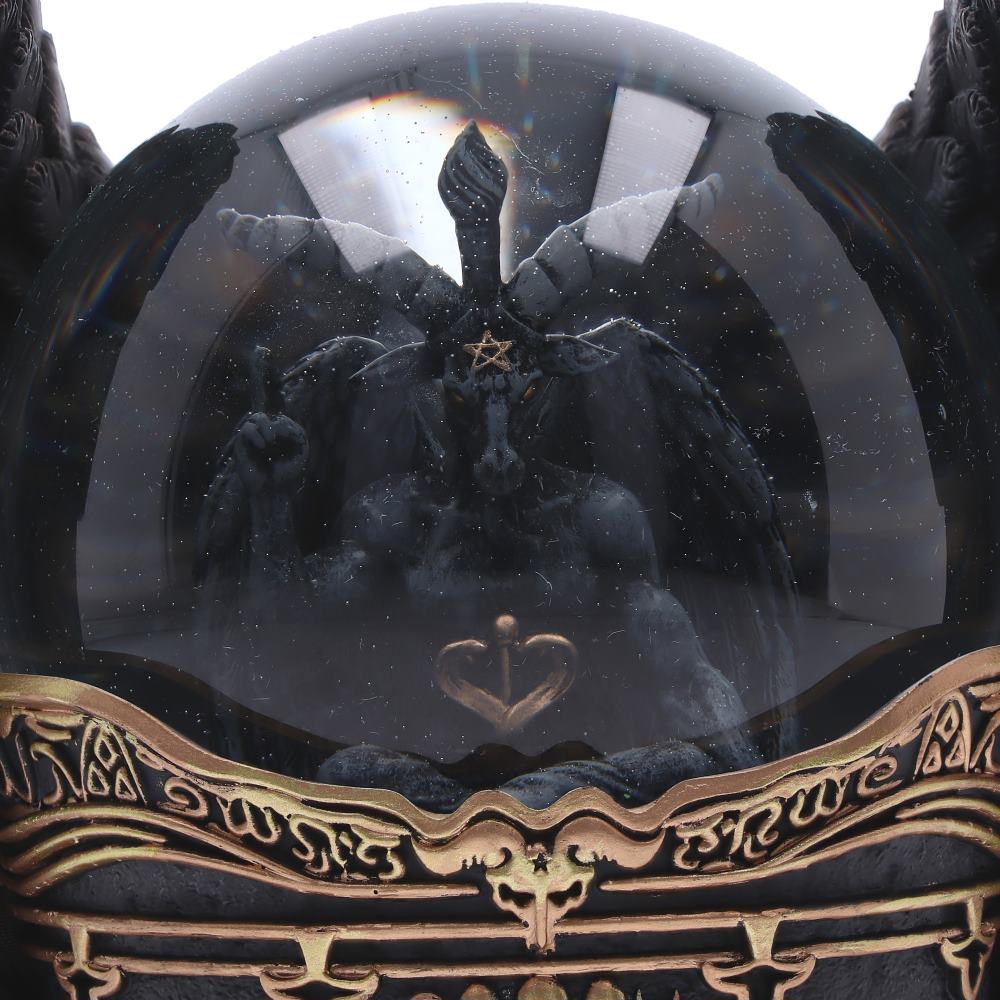 Baphomet Antiquity Gothic Snow Globe 22.5cm 5