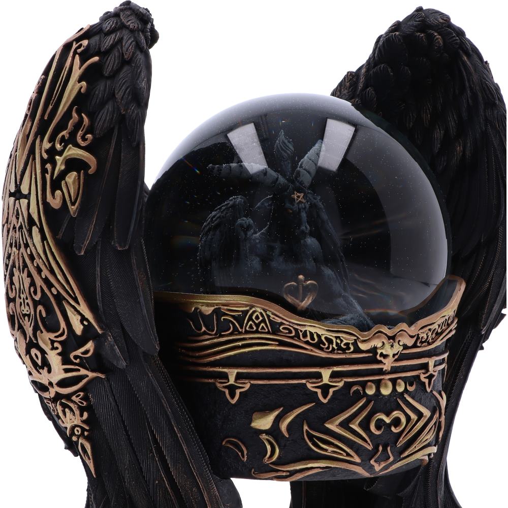 Baphomet Antiquity Gothic Snow Globe 22.5cm 6