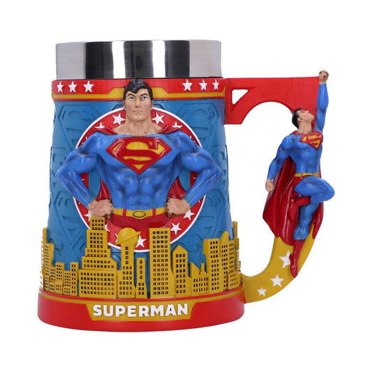 Superman Man of Steel City Skyline Tankard 15.5cm 1
