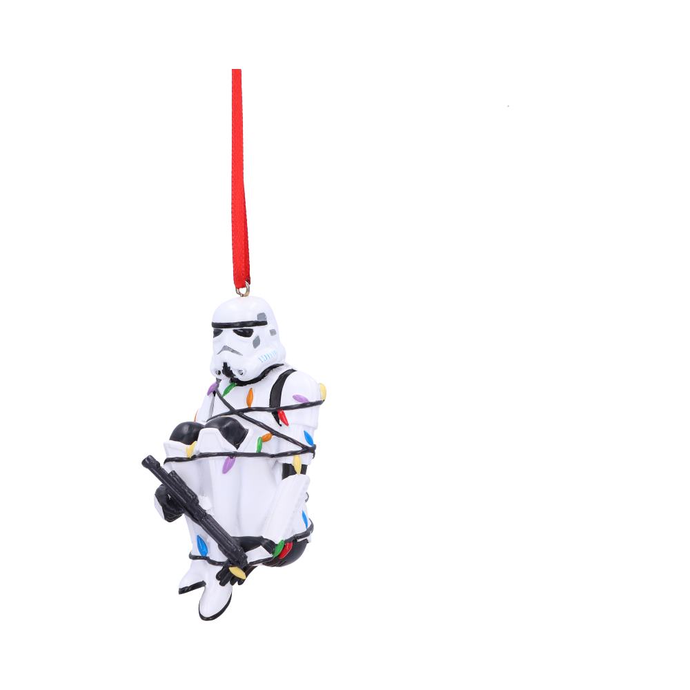 Stormtrooper In Fairy Lights Decorative Hanging Ornament 9cm 2