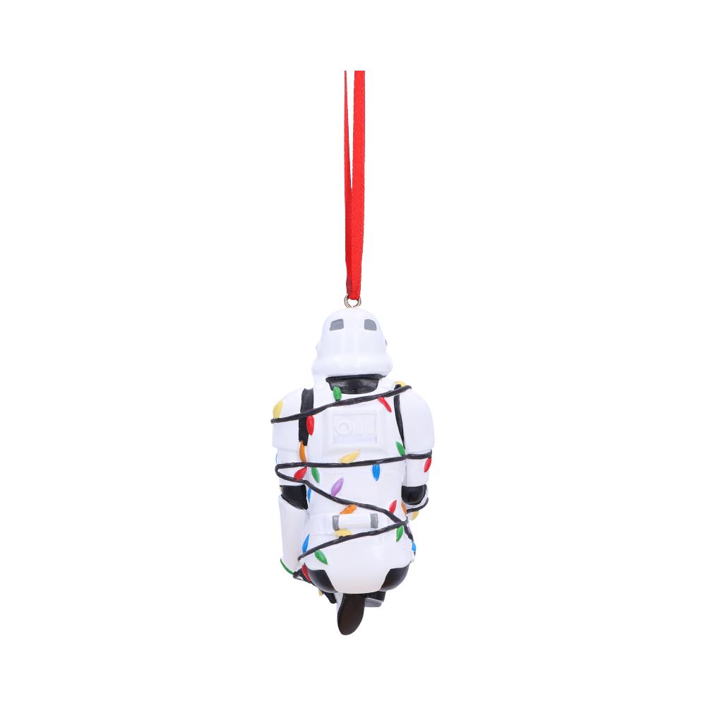 Stormtrooper In Fairy Lights Decorative Hanging Ornament 9cm 3