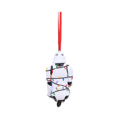 Stormtrooper In Fairy Lights Decorative Hanging Ornament 9cm 3
