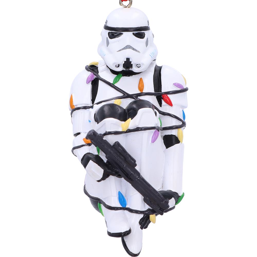 Stormtrooper In Fairy Lights Decorative Hanging Ornament 9cm 5