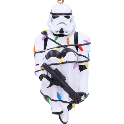 Stormtrooper In Fairy Lights Decorative Hanging Ornament 9cm 5