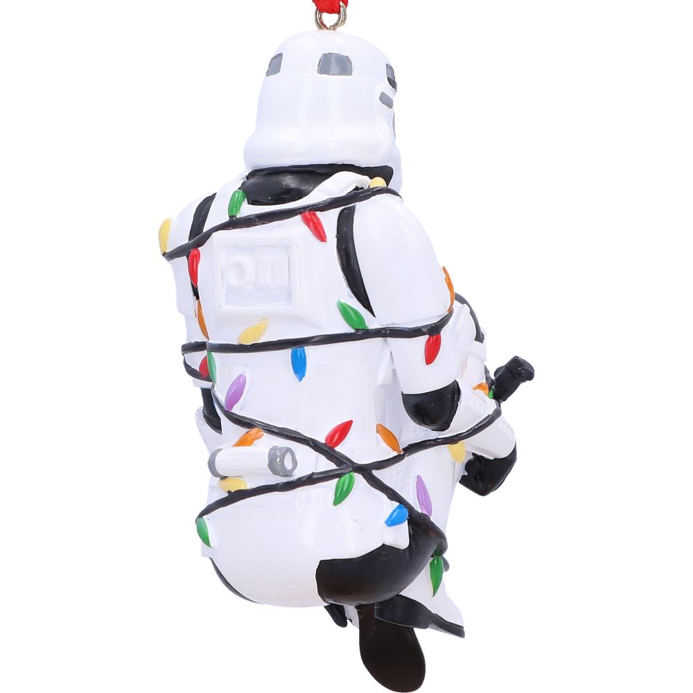 Stormtrooper In Fairy Lights Decorative Hanging Ornament 9cm 6