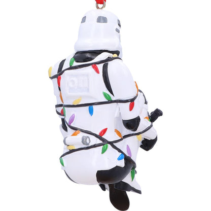 Stormtrooper In Fairy Lights Decorative Hanging Ornament 9cm 6