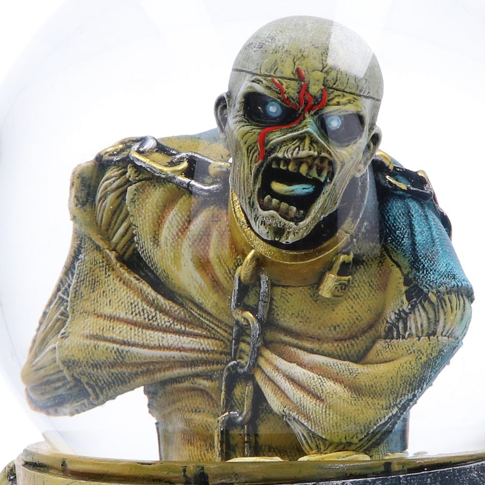 Iron Maiden Piece of Mind Eddie Snow Globe 17.5cm Officially Licensed 5