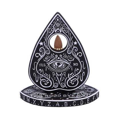 Black and White Spirit Board Planchette Backflow Incense Burner 15cm 1