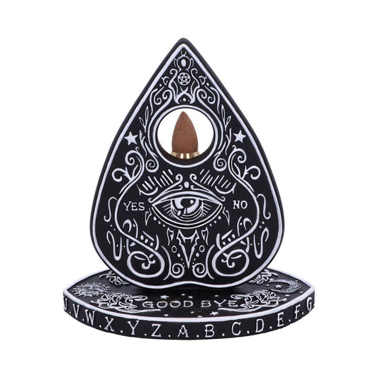 Black and White Spirit Board Planchette Backflow Incense Burner 15cm 1
