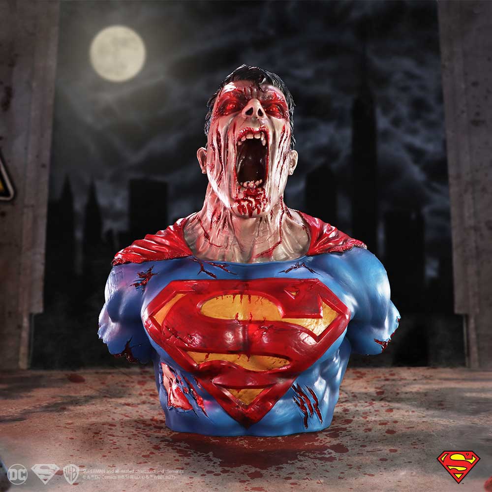 Superman DCeased Zombie Bust 30cm Resin Statue 8