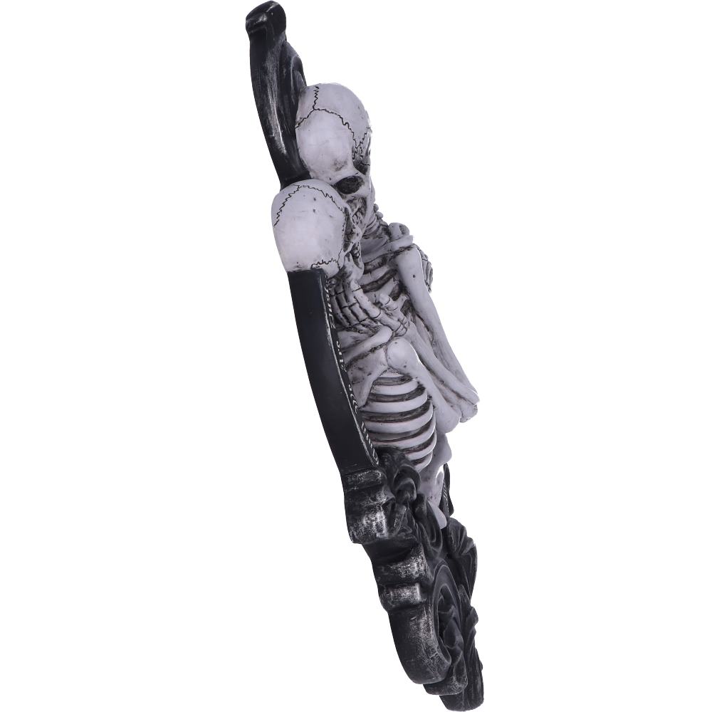 And Even Then Skeleton Wall Plaque 39cm 5