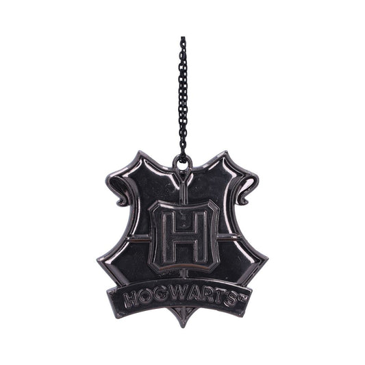 Harry Potter Hogwarts Crest Silver Weighted Hanging Ornament 6cm 1