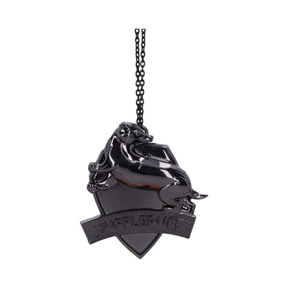 Harry Potter Hufflepuff Crest Silver Weighted Hanging Ornament 6cm 1