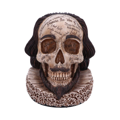 Shakespeares Legacy Skull 16cm Resin Statue 2