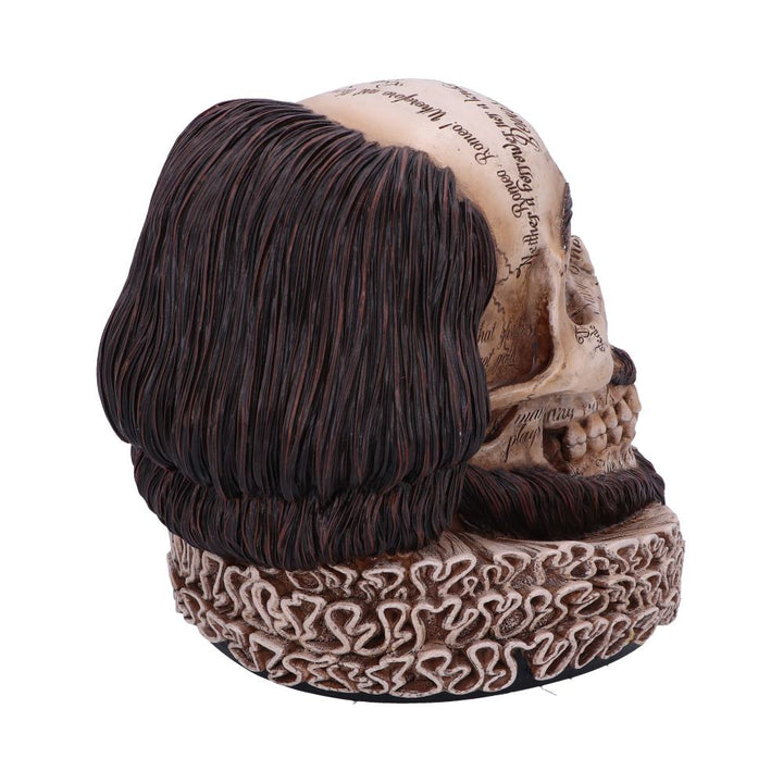 Shakespeares Legacy Skull 16cm Resin Statue 4