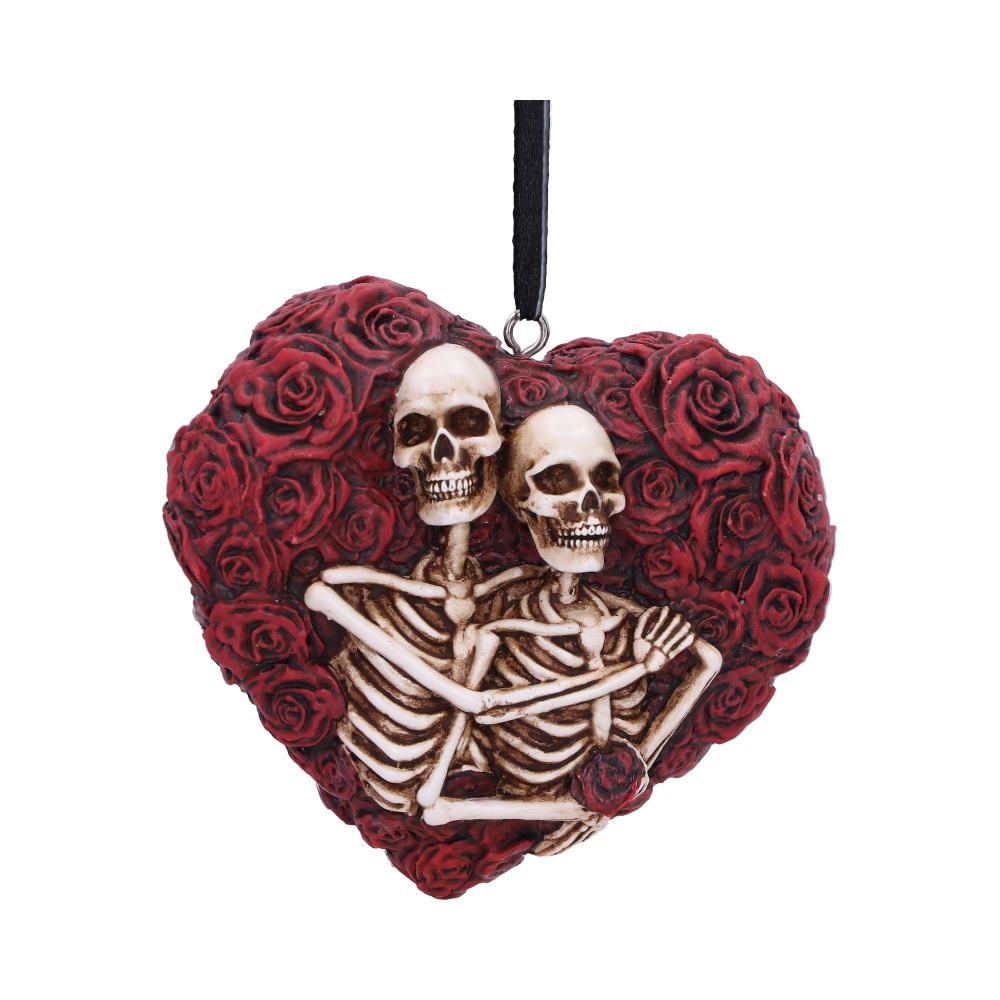 Love Everlasting Skeleton Roses Hanging Ornament 7.8cm 1