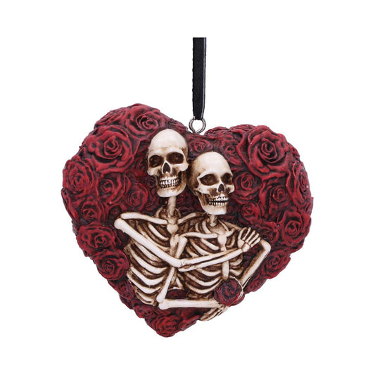 Love Everlasting Skeleton Roses Hanging Ornament 7.8cm 1