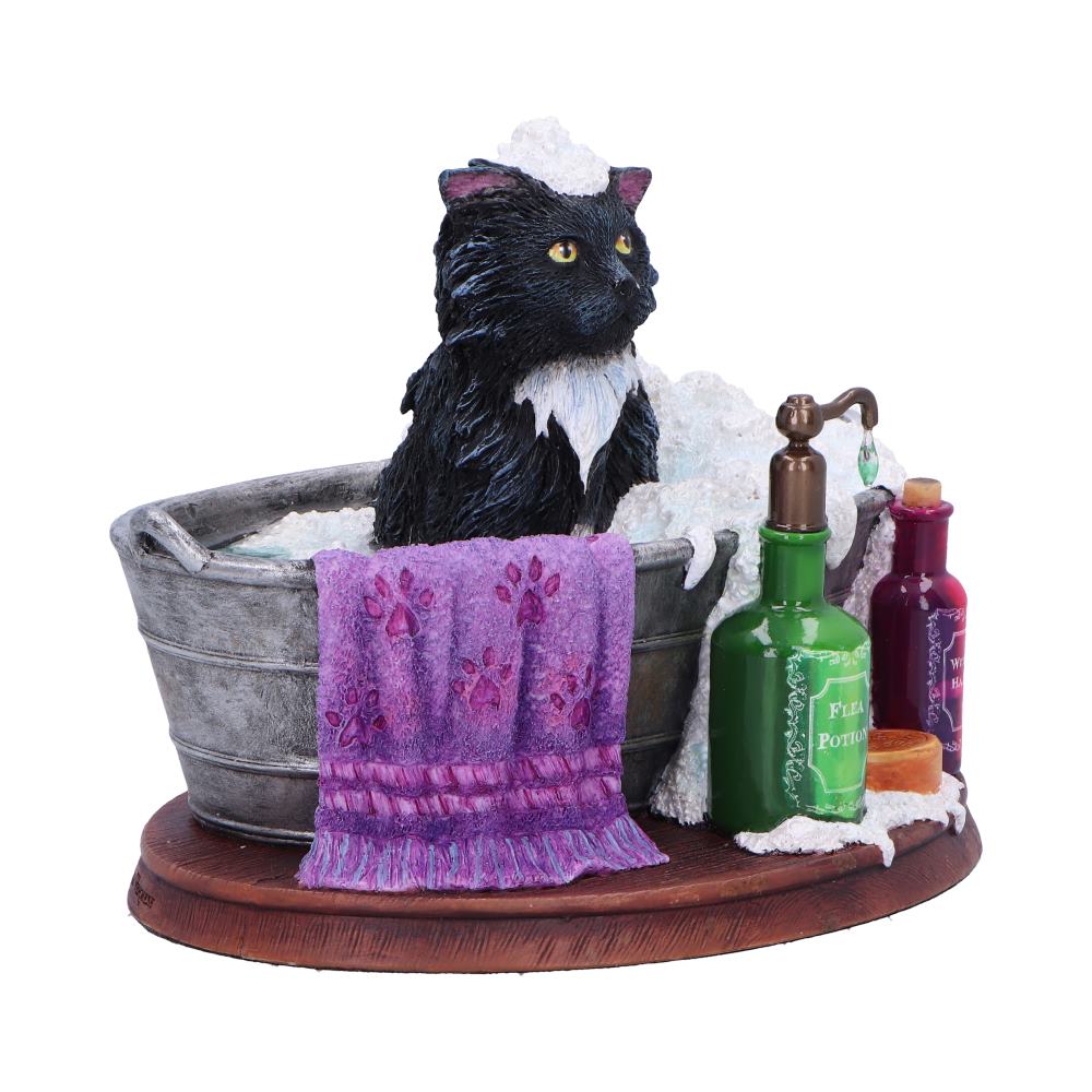 Black Cat Bath Time Figurine 13.5cm 4