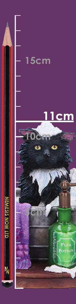 Black Cat Bath Time Figurine 13.5cm 9