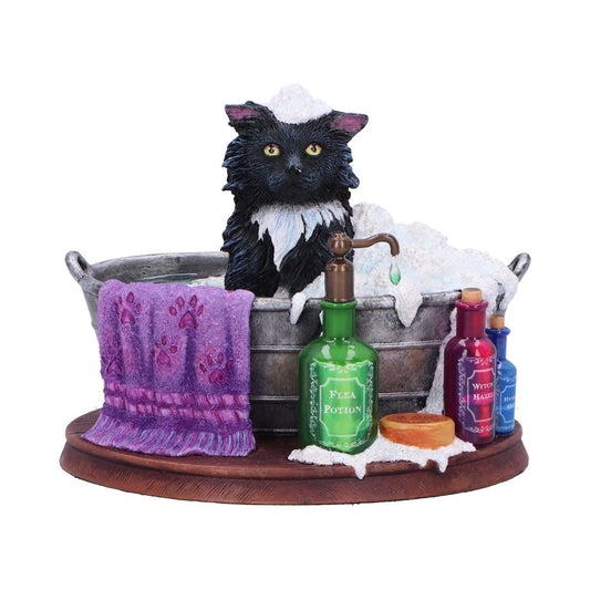 Black Cat Bath Time Figurine 13.5cm 1