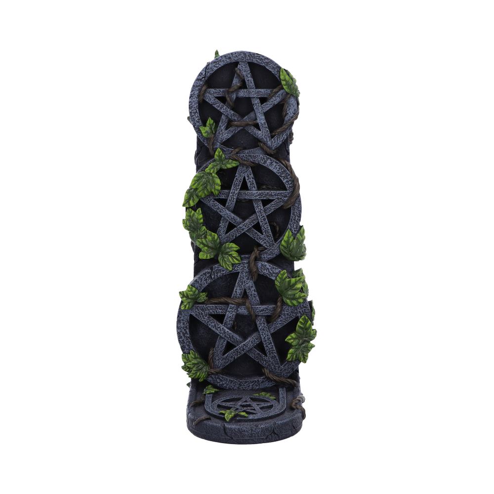 Aged Pentagram Wiccan Incense Burner 20.5cm 1