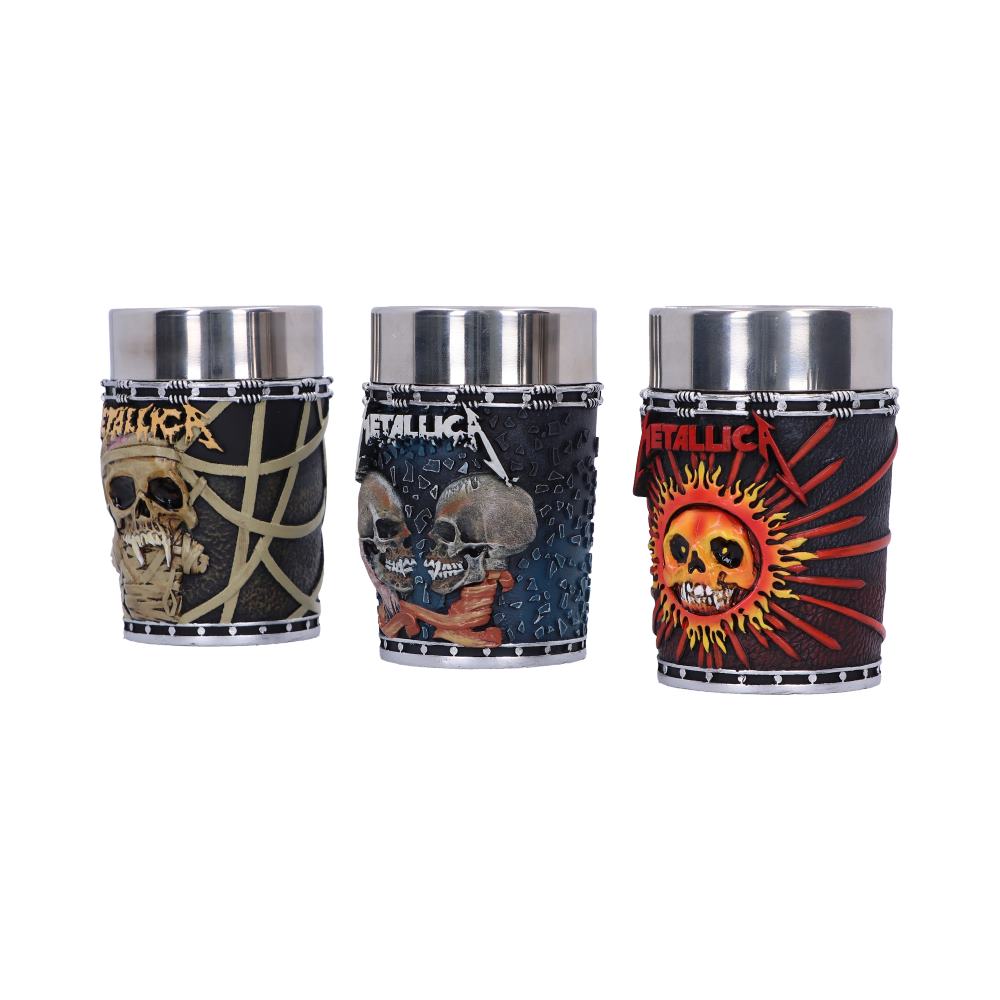 Metallica Pushead Art Collectible Shot Glass set 8.5cm 2