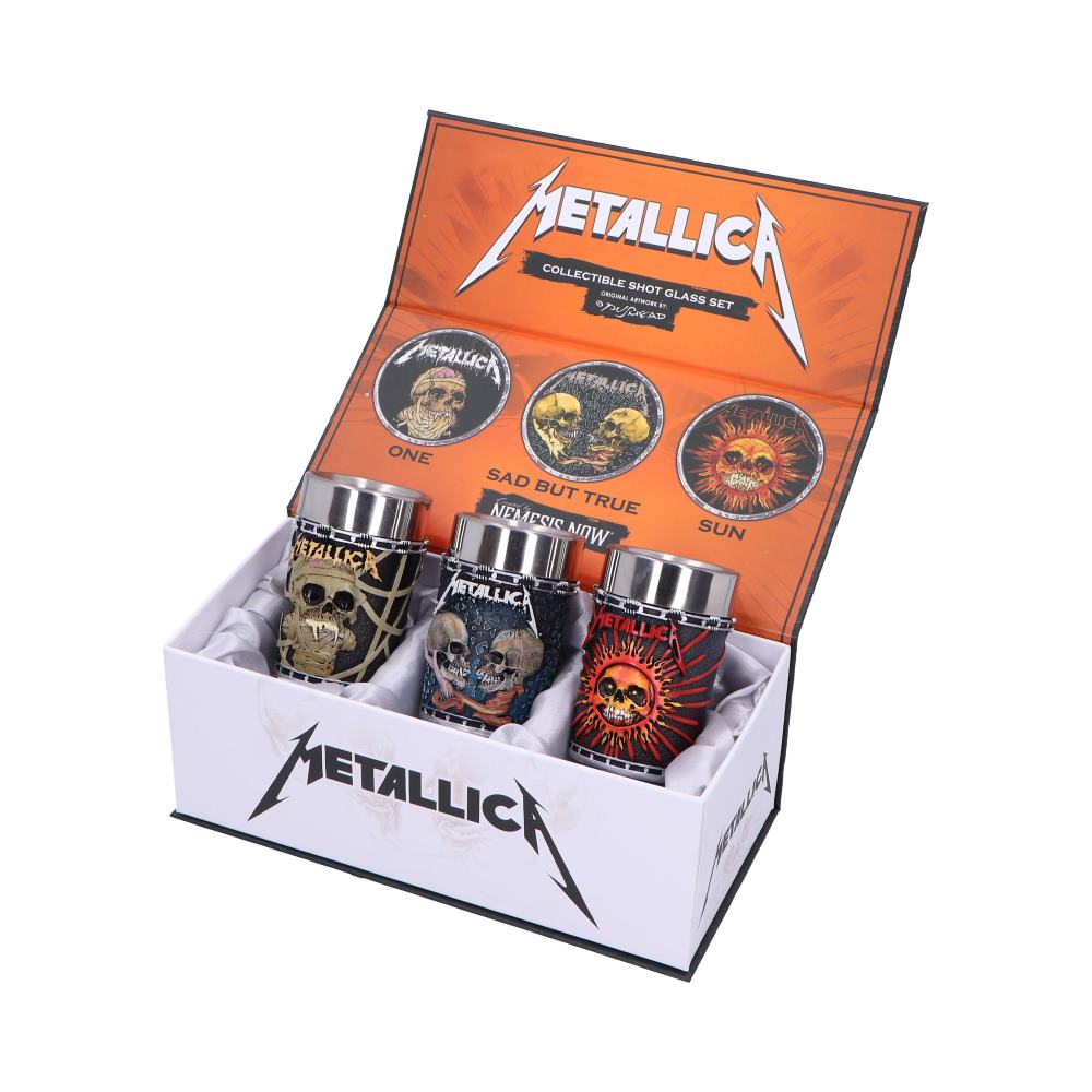 Metallica Pushead Art Collectible Shot Glass set 8.5cm 7