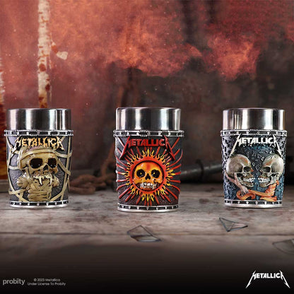 Metallica Pushead Art Collectible Shot Glass set 8.5cm 8