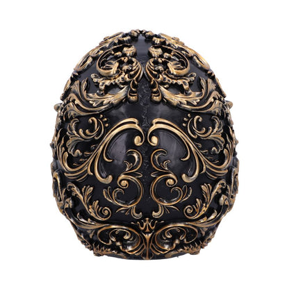 Renaissance Black and Gold Skull 19cm 4