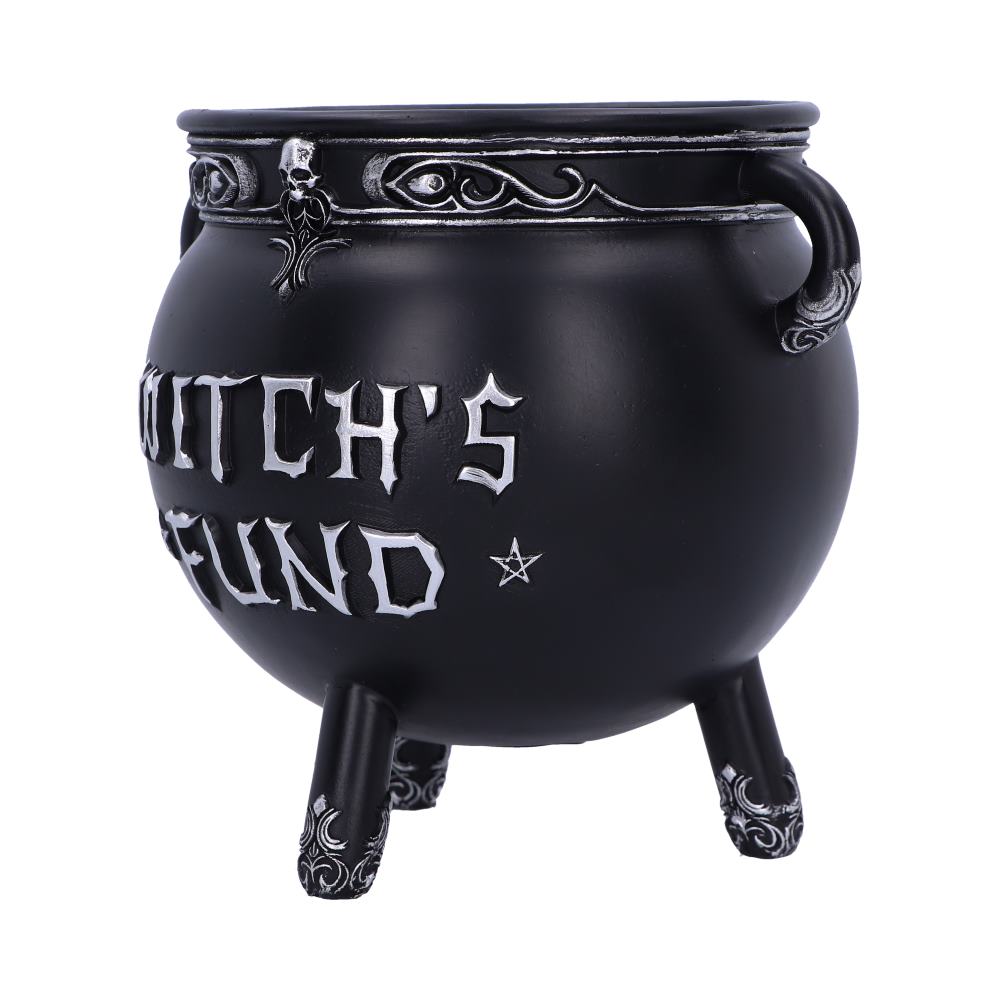 Witchs Fund Cauldron Money Box 16.5cm 2