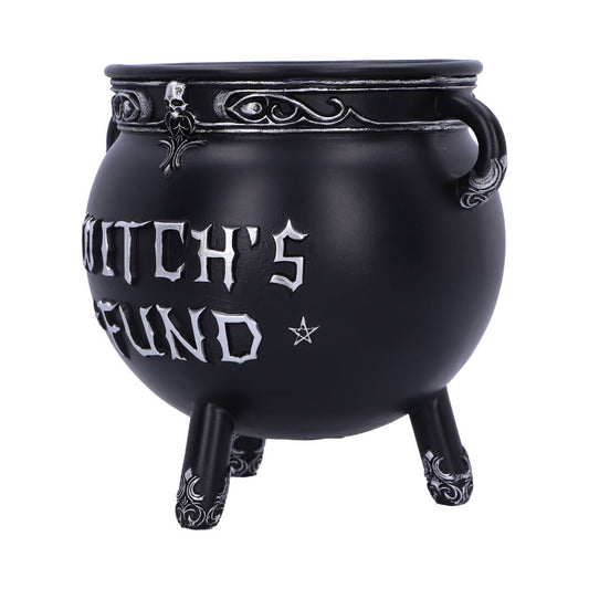 Witchs Fund Cauldron Money Box 16.5cm 2