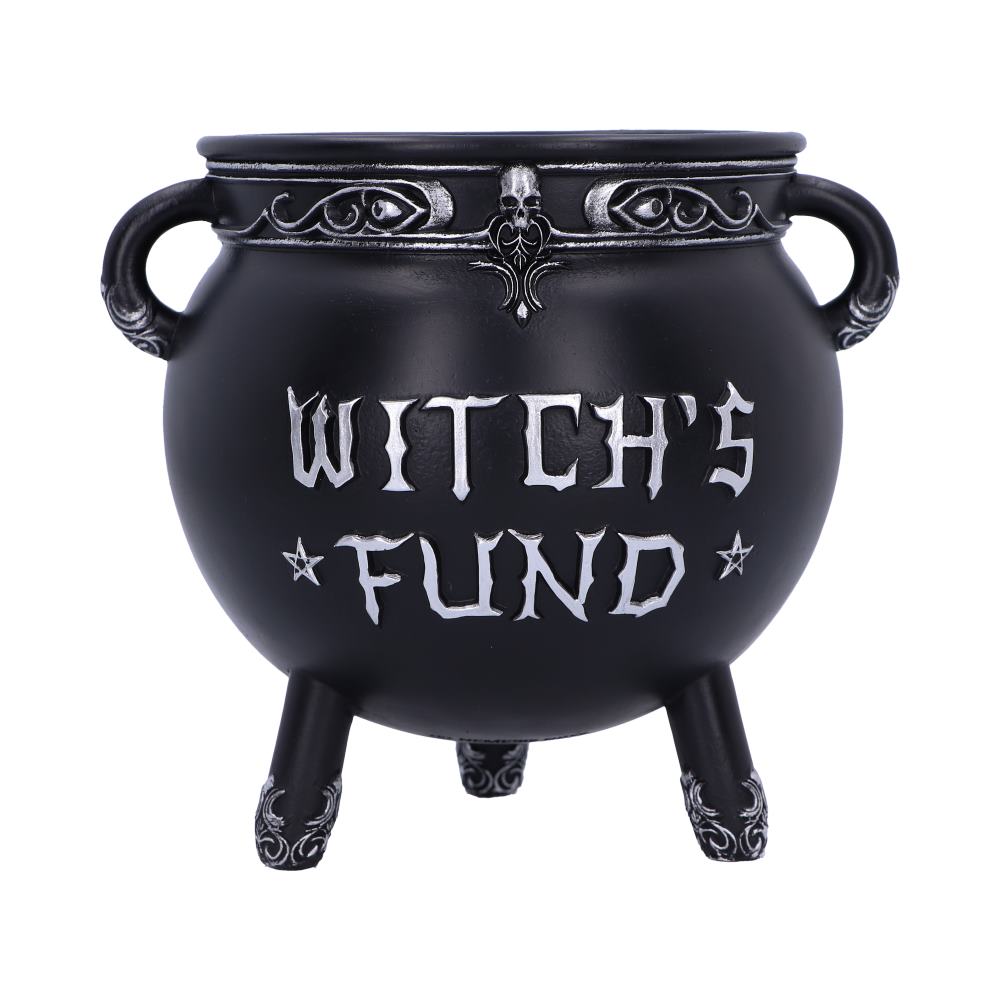Witchs Fund Cauldron Money Box 16.5cm 3