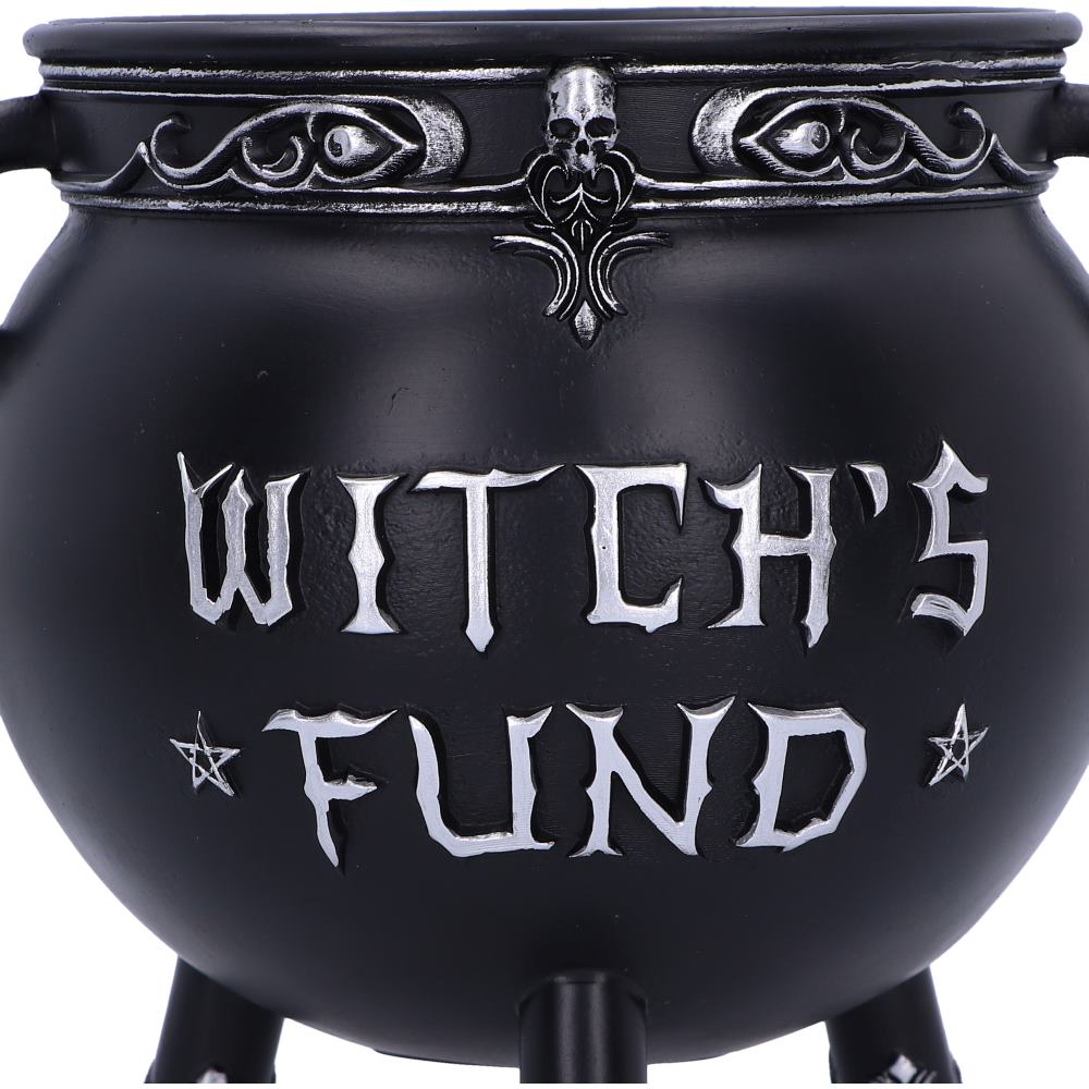 Witchs Fund Cauldron Money Box 16.5cm 5