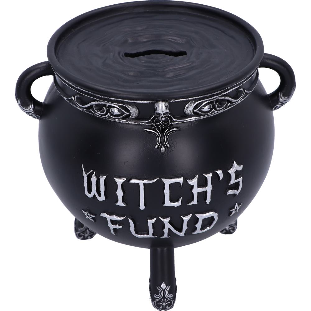 Witchs Fund Cauldron Money Box 16.5cm 6