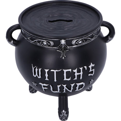 Witchs Fund Cauldron Money Box 16.5cm 6