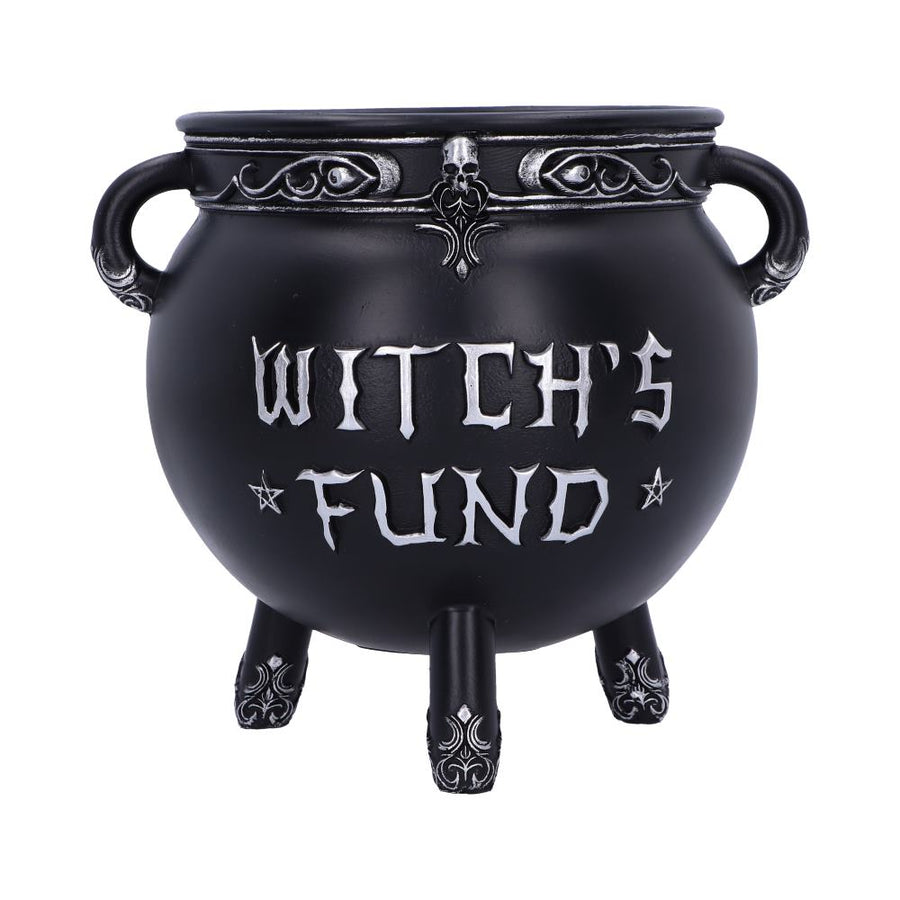 Witchs Fund Cauldron Money Box 16.5cm 1