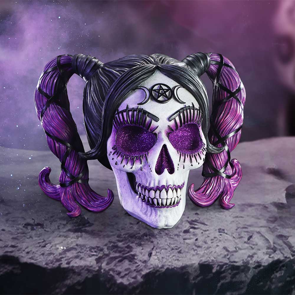 Drop Dead Gorgeous Myths and Magic Voodoo Doll Skull 20.5cm 8