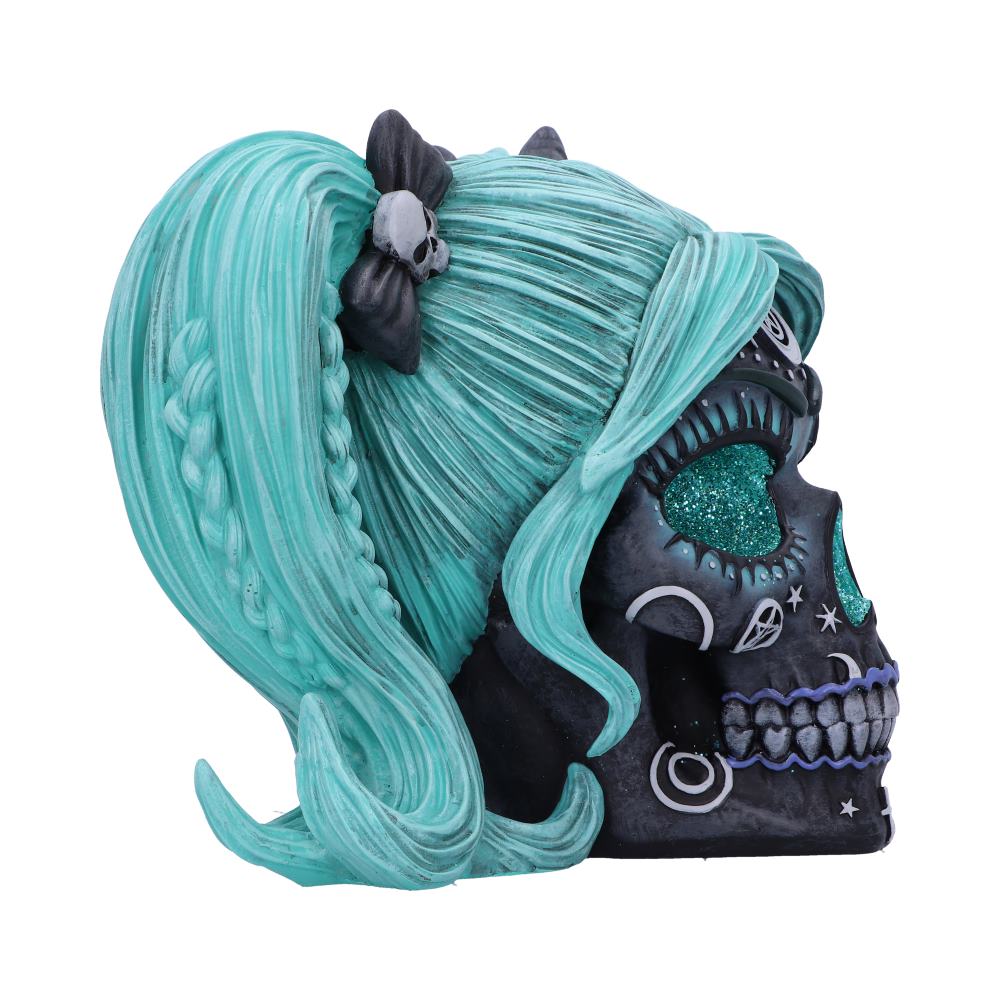 Drop Dead Gorgeous Cute and Cosmic Witchy Doll Skull 19.5cm 3