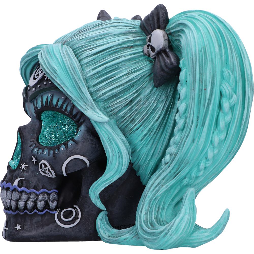Drop Dead Gorgeous Cute and Cosmic Witchy Doll Skull 19.5cm 5