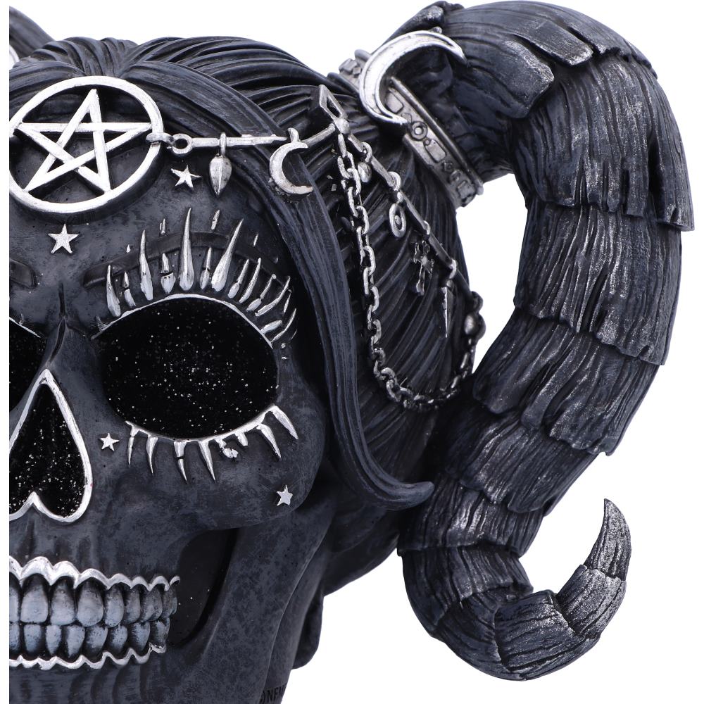 Drop Dead Gorgeous Solve and Coagula Baphomet Doll Skull 20.5cm 5