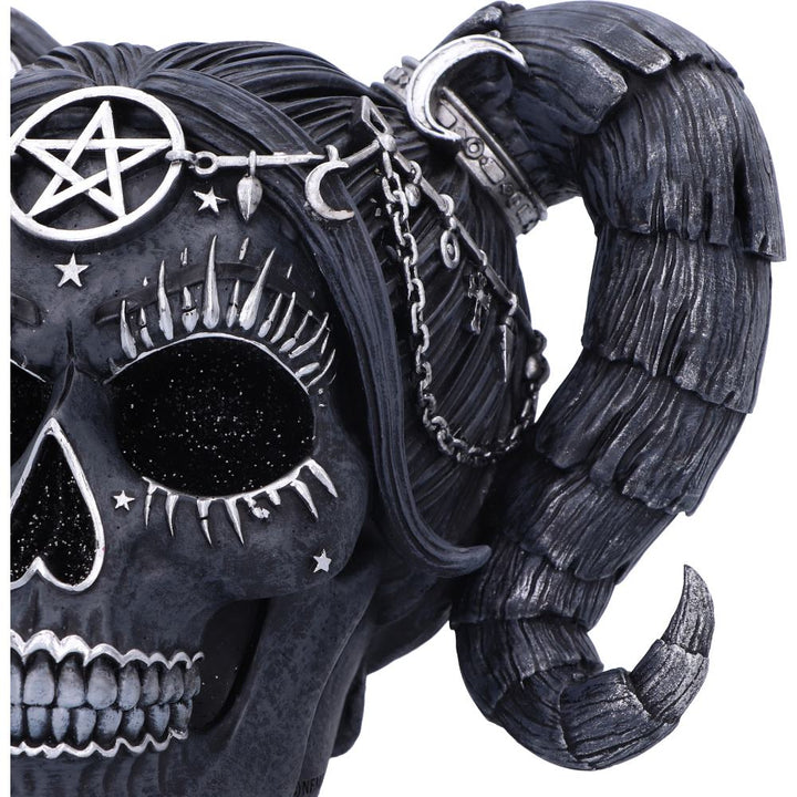 Drop Dead Gorgeous Solve and Coagula Baphomet Doll Skull 20.5cm 5