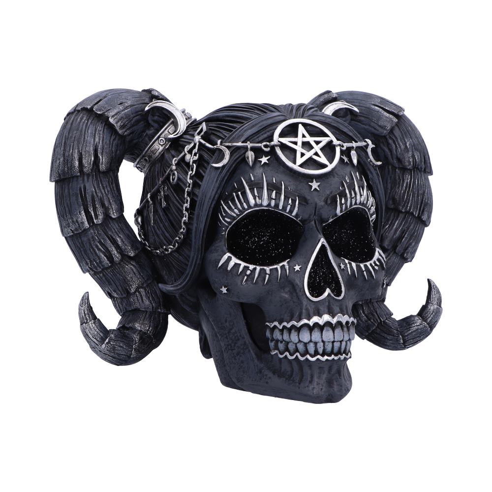 Drop Dead Gorgeous Solve and Coagula Baphomet Doll Skull 20.5cm 1