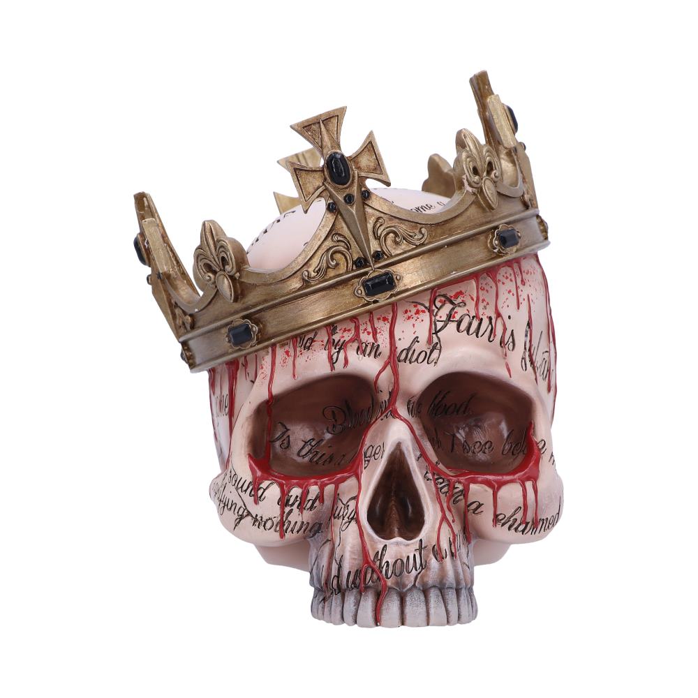 Macbeth Skull 15cm with Bleeding Crown Decoration 2