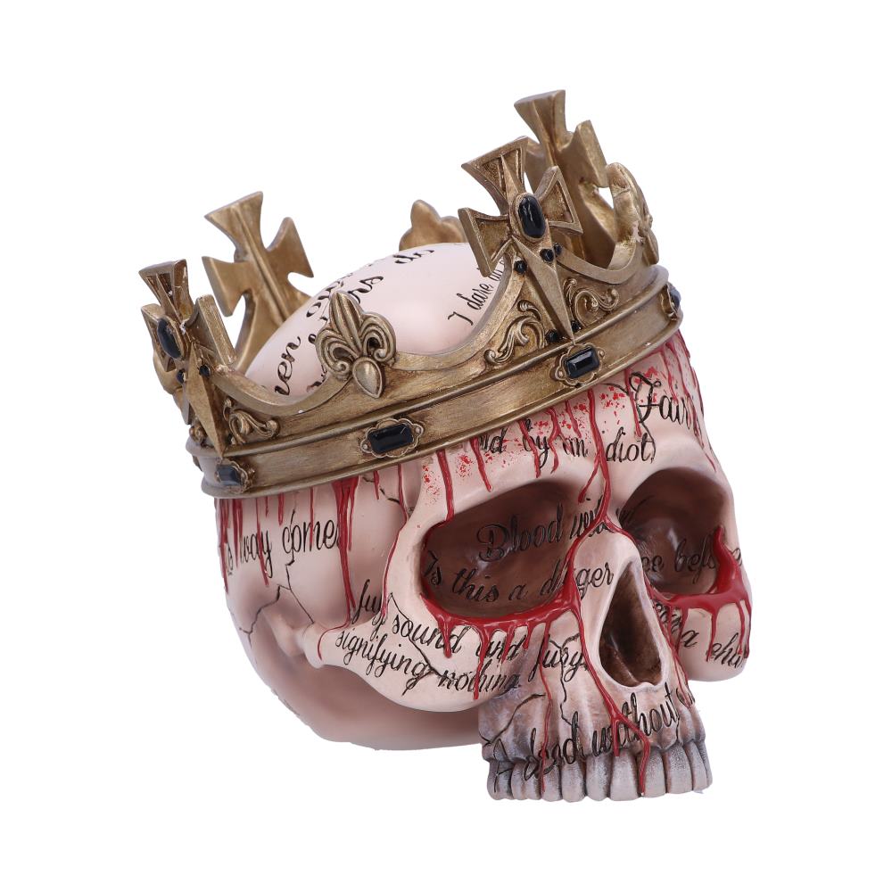 Macbeth Skull 15cm with Bleeding Crown Decoration 1