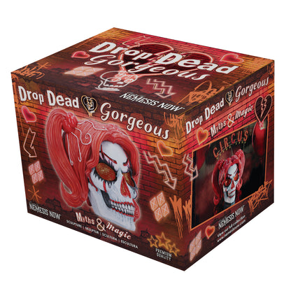 Drop Dead Gorgeous Cackle and Chaos Clown Doll Skull 19cm 6