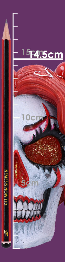 Drop Dead Gorgeous Cackle and Chaos Clown Doll Skull 19cm 8