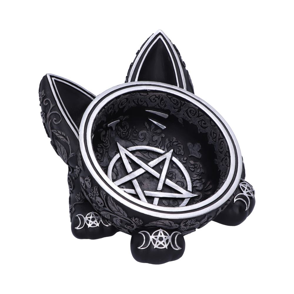 Black Cat Magic Trinket Bowl 16cm 4